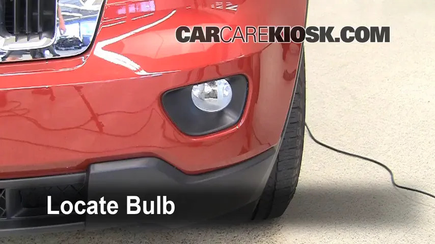 2011 Jeep Grand Cherokee Laredo 3.6L V6 Éclairage Feu antibrouillard (remplacer l'ampoule)